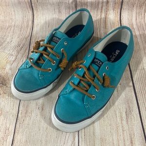 Sperry Size 7 Turquoise Casual Shoe